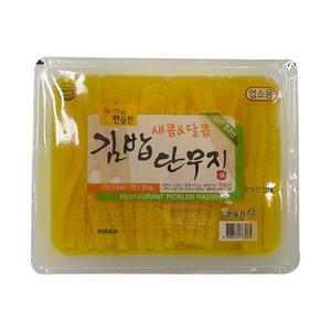 한들찬 김밥 단무지 업소용 2.8kg