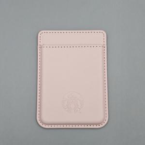 스타벅스 마그네틱 카드 지갑 핑크