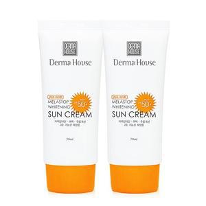 [더마하우스] 미백 썬크림2개/베이스기능 SPF50+PA+++ 3중기능성