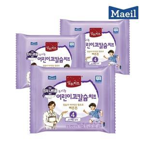 상하 유기농 어린이 고칼슘치즈 4단계 80매/치즈/어린이치즈