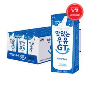 맛있는우유GT 200ml 멸균 흰우유 24팩