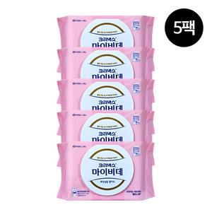 크리넥스 마이비데 밸런스케어 캡형 물티슈 40매 x 5팩