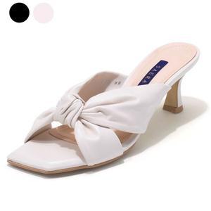 갤러리아 SAERA 세라 여성 꼬임 포인트 뮬 S23M011 크림 6CM