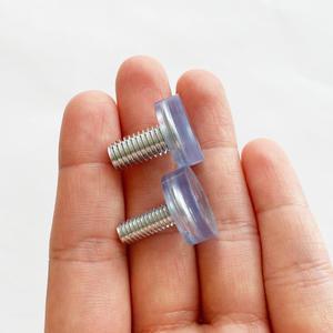 다용도 투명 나사 고무 발 볼트 높이 조정 조절 발통 가구 다리 받침 미끄럼 방지 패드