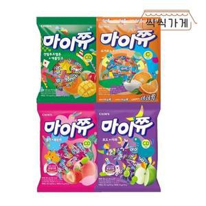 갤러리아 [씩씩가게] 마이쮸 284g 4종 1개씩 (딸기복숭아 포도사과 요거트오