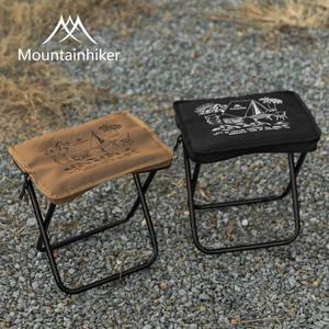 MOUNTAINHIKER 캠핑 휴대용 접이식 의자 초경량 알루미늄 합금 보관 의자 미니 낚시 의자 피크닉 라이트 가구