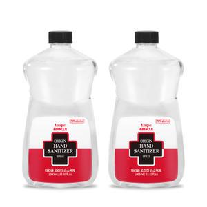 미라클 오리진 손소독제 리필 액상타입 1000mL x2