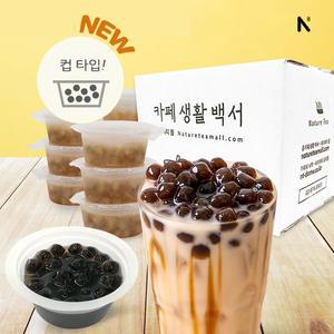 [기타]홈카페 1분완성 즉석 타피오카 블랙 펄(컵타입 국내산) 60g x 18개입