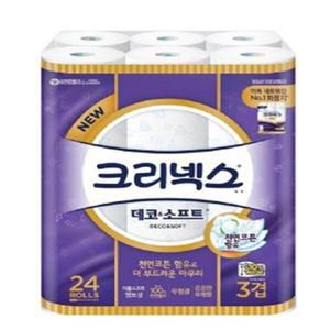 크리넥스 데코앤소프트 35m 24롤