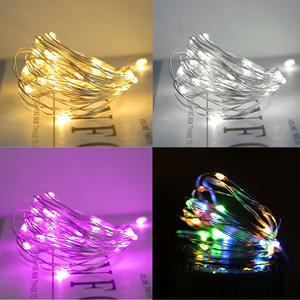 KH 인테리어 와이어 LED 줄 조명 크리스마스 트리 장식 캠핑 전구
