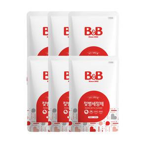 n비앤비 젖병세정제 액상형 리필형 500ml x6개