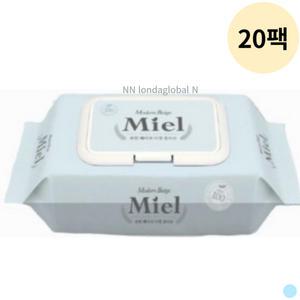 미엘 아기 물티슈 추천 국산 저자극 캡형 100p 20팩