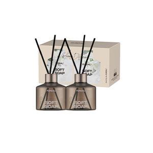 쿤달 시그니처 퍼퓸 디퓨저 세트 소프트솝 (본품, 200ml, 2개 + 섬유스틱, 10P)