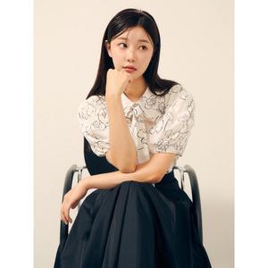 갤러리아 [JJ지고트]볼륨 슬리브 타이 블라우스(GP7A0BL121)*