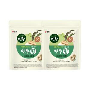 [최종 14,850] [내일도착]샘표 연두링 다시마표고야채 140gx2봉(70입)
