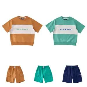 [블루독](대구신세계)25375-332-03(OR)컬러 블럭 스웨트셔츠(정가69000)