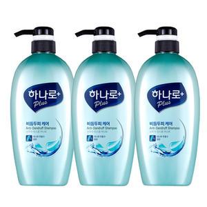 하나로 플러스 비듬두피 케어 샴푸 680ml x3개