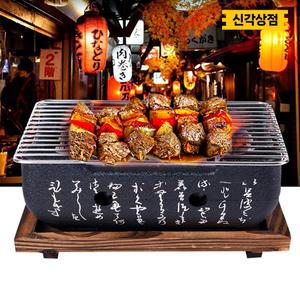 1인용 일본식 미니화로 감성캠핑 고기불판 가정용 개인화로