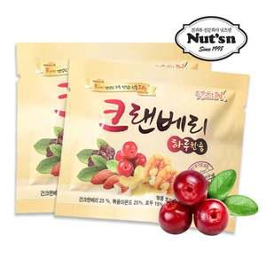 하루한줌 견과 믹스넛 실속형 30봉 크랜베리 하루견과류 견과류믹스 몸에좋은견과류 견과선물