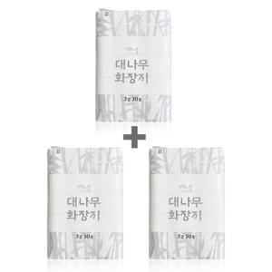 사월의숲 먼지없는 친환경 대나무  화장지  3겹  30m 30롤  3팩