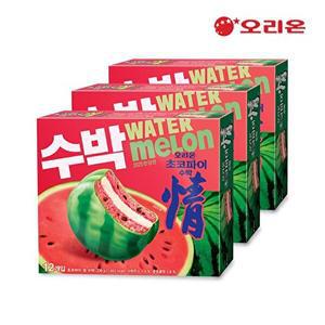 [오리온]오리온 2025초코파이 수박맛 12p x 3개