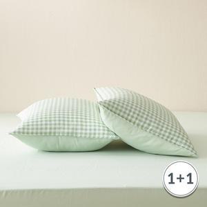[자자홈]체크 쎄미마이크로 베개커버 50X70_2장세트