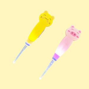 LED 라이트 동물 캐릭터 귀이개 귓밥 귀지제거