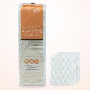 [JHL1Q340_51JH]다용도 목화솜압축 순면화장솜 100P 5개