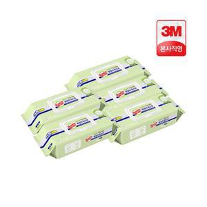 3M 물걸레청소포 베이직 더블액션 플러스 대형 150매 (30매 x 5개) 일회용 청소물티슈 스카치브라이트
