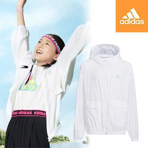 [롯데백화점]아디다스 {130-160cm} 주니어,성인여성 우븐자켓/윈드브레이커/얇은 바람막이 [IT1761]