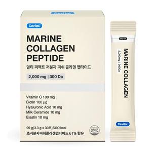세비톨 멀티 퍼펙트 저분자 피쉬 콜라겐 펩타이드, 3.3g, 30포, 1세트