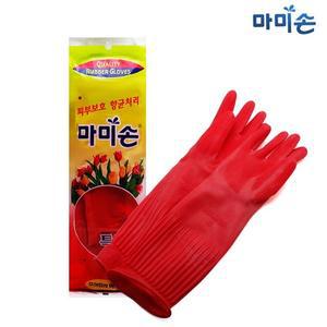 마미손고무장갑(특대)-레드×5개