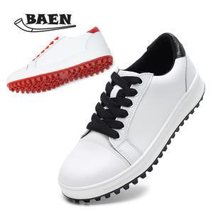 [브랜슈] BAEN-501 국내제작 소가죽 남성 골프화 여성 골프화 수제화 발편한 필드화 캐디화 스크린 파크골프