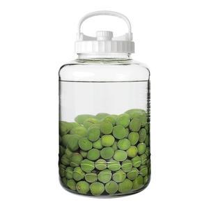 경성 핸들 과실주 담금주 유리병 6.5L 화이트캡