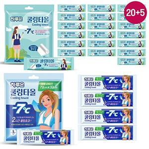 [하루온]하루온 -7℃ 쿨링타올 바디시트 (일반)20매+(대)5매