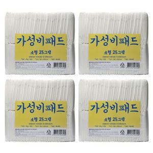 가성비패드 소형 25g 80매 x4개 강아지 애견 배변패드