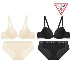 [롯데백화점]게스 [브라2+팬티2]베이직 브라팬티세트 GEWBR161BP161BEBK