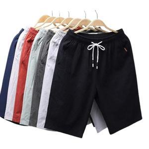 2500배송 코튼린넨 반바지 남자바지 여름바지 빅사이즈 밴딩 남성반바지 남자반바지 남자바지 남성바지 면