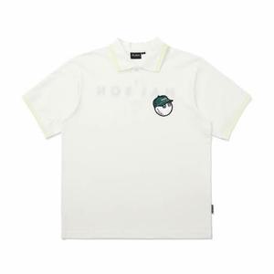 반팔티 CQK M4121PTS80OWT 남성 버킷 베이직 피케 티셔츠 OFF WHITE
