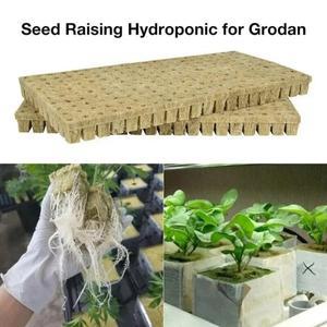 50pcs 25x25x25mm Stonewool 수경 성장 미디어 큐브 식물 토양없는 기판 파종 암면 플러그 블록