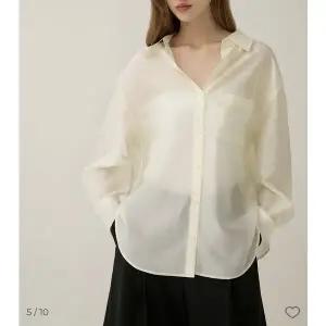 [리스트](대구신세계) 시스루 오픈 카라 셔츠