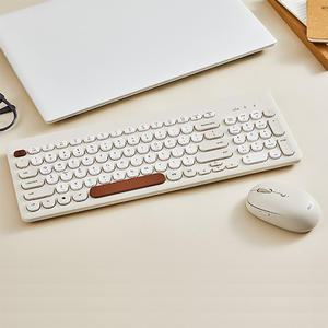 아이노트 KM960RB 블루투스 무선 키보드 마우스 세트 크림