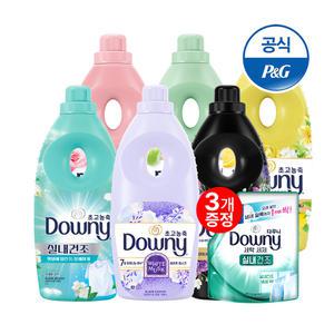 다우니 초고농축 섬유유연제 1L 6개 모음 +(증정) 200ml 3개 + 2천원적립
