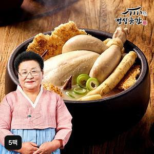 정성곳간 사골 누룽지 삼계탕 1kgX5팩