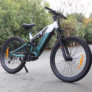 2025년형 풀 서스펜션 전기 산악자전거 M560 M600 500W 전기자전거 29인치 소프트 테일 eMTB 유압 디스크