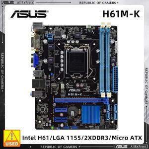 ASUS H61M-K 마더보드 지원 i5-2500K 3570K i7-3770K 2600 i