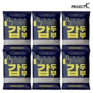 가성비갑 두부모래 7L(3kg) X 6팩 가는입자 고양이모래 1개