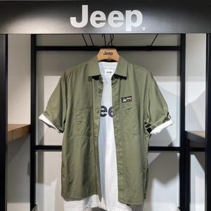 JEEP Jeep 지프 여성 빈티지 반팔 남방밀리터리 반바지 밀리터리룩1 JN2PTU856GL2S
