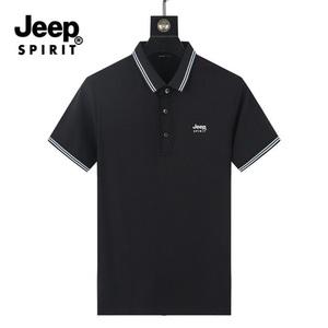 JEEP SPIRIT 여름 남성 카라 반팔 티셔츠/빅사이즈/오버핏/무지/박스티/스포츠/등산
