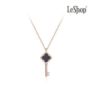 [르샵주얼리] 14K 플랫 클리치 목걸이(GoldPlated)_LJ5143BRN